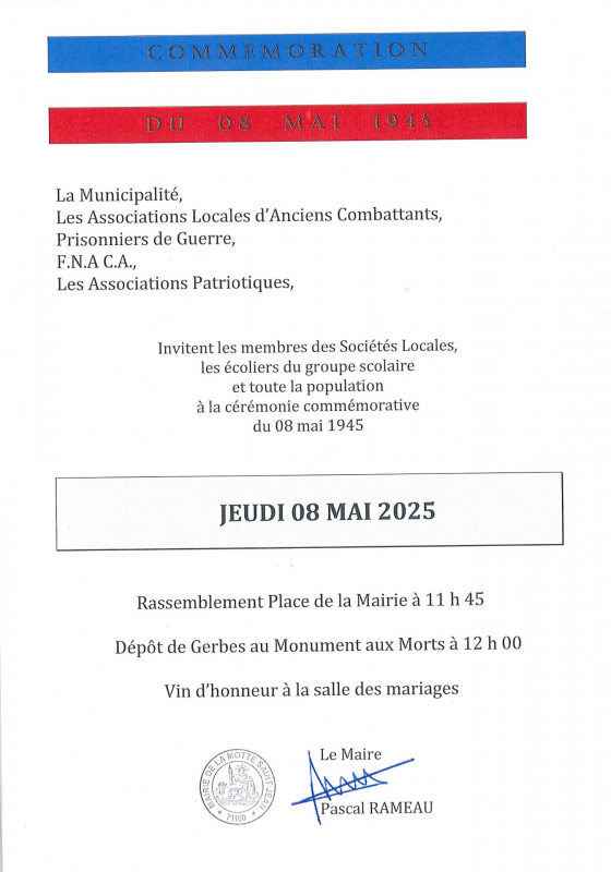 affiche commémo 8 mai